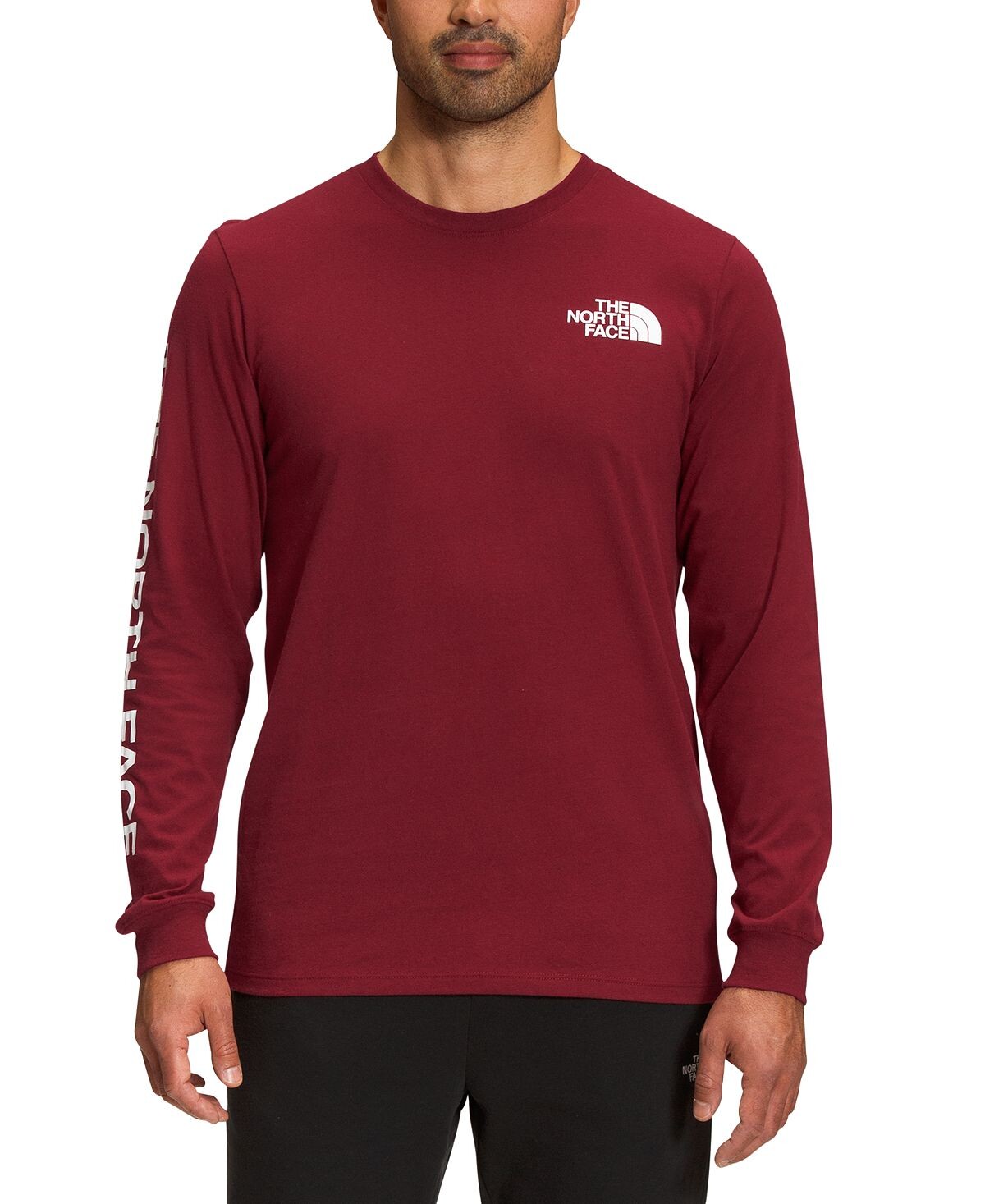 

Мужская хлопковая футболка с длинным рукавом hit The North Face, мульти