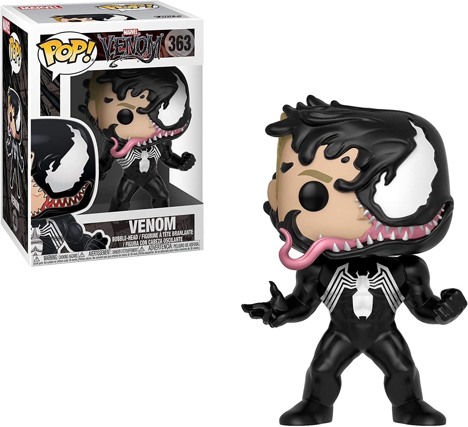 Фигурка Funko Pop Marvel: Venom - Venom Eddie Brock Collectible Figure, Multicolor фигурка reaction figure venom – bloodlust 9 5 см