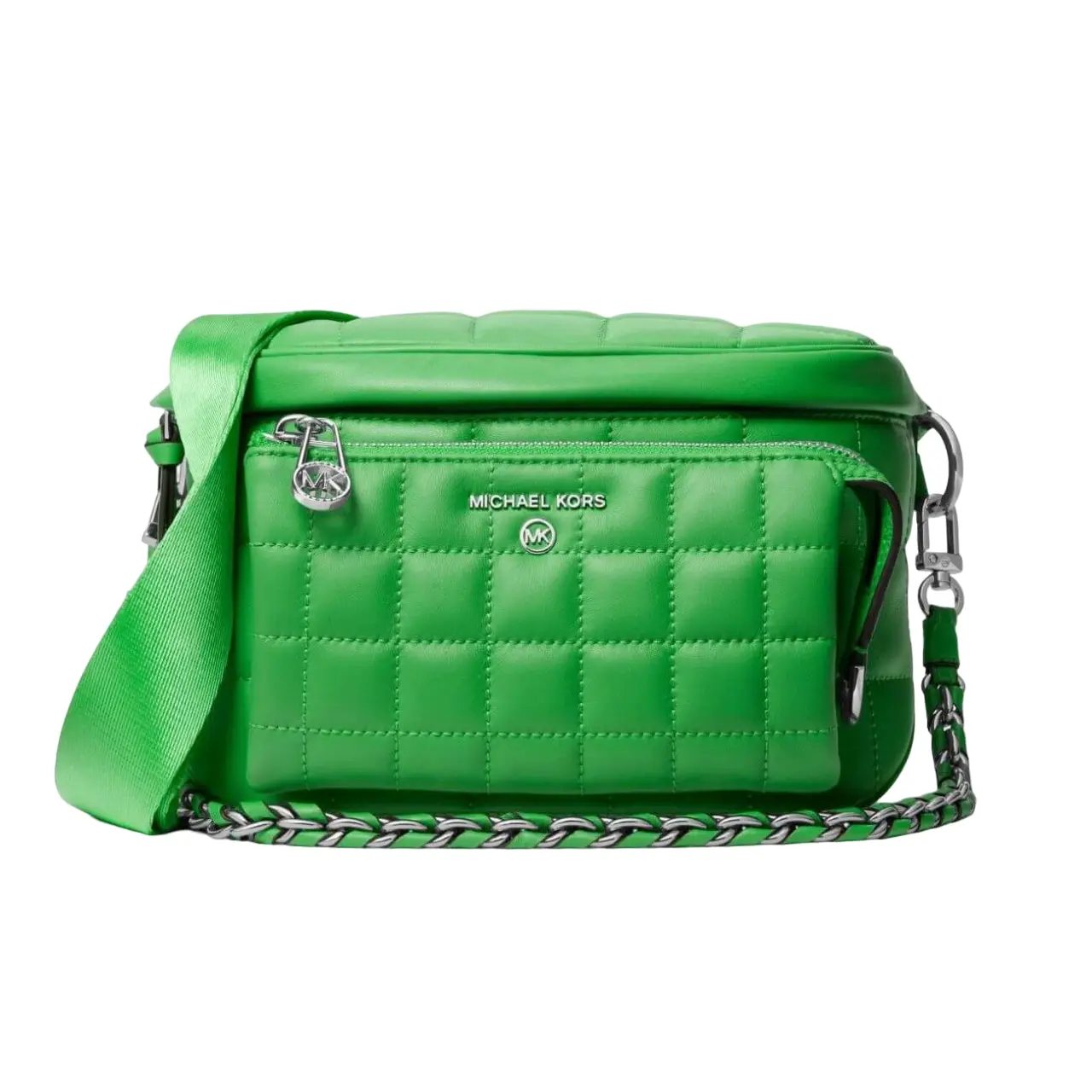 

Сумка-слинг Michael Michael Kors Slater Medium Quilted Leather, зеленый