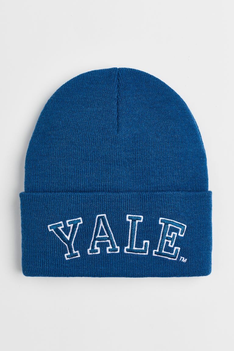 

Вязаная шапка H&M Yale, синий