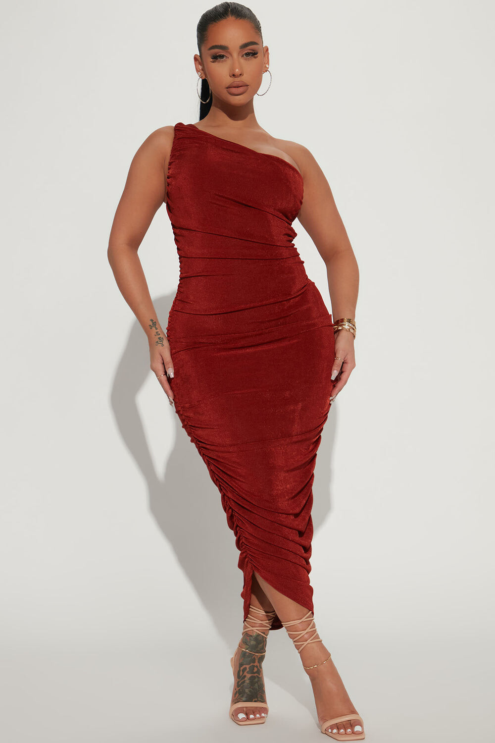 

Платье Fashion Nova SHD1803, ржавчина