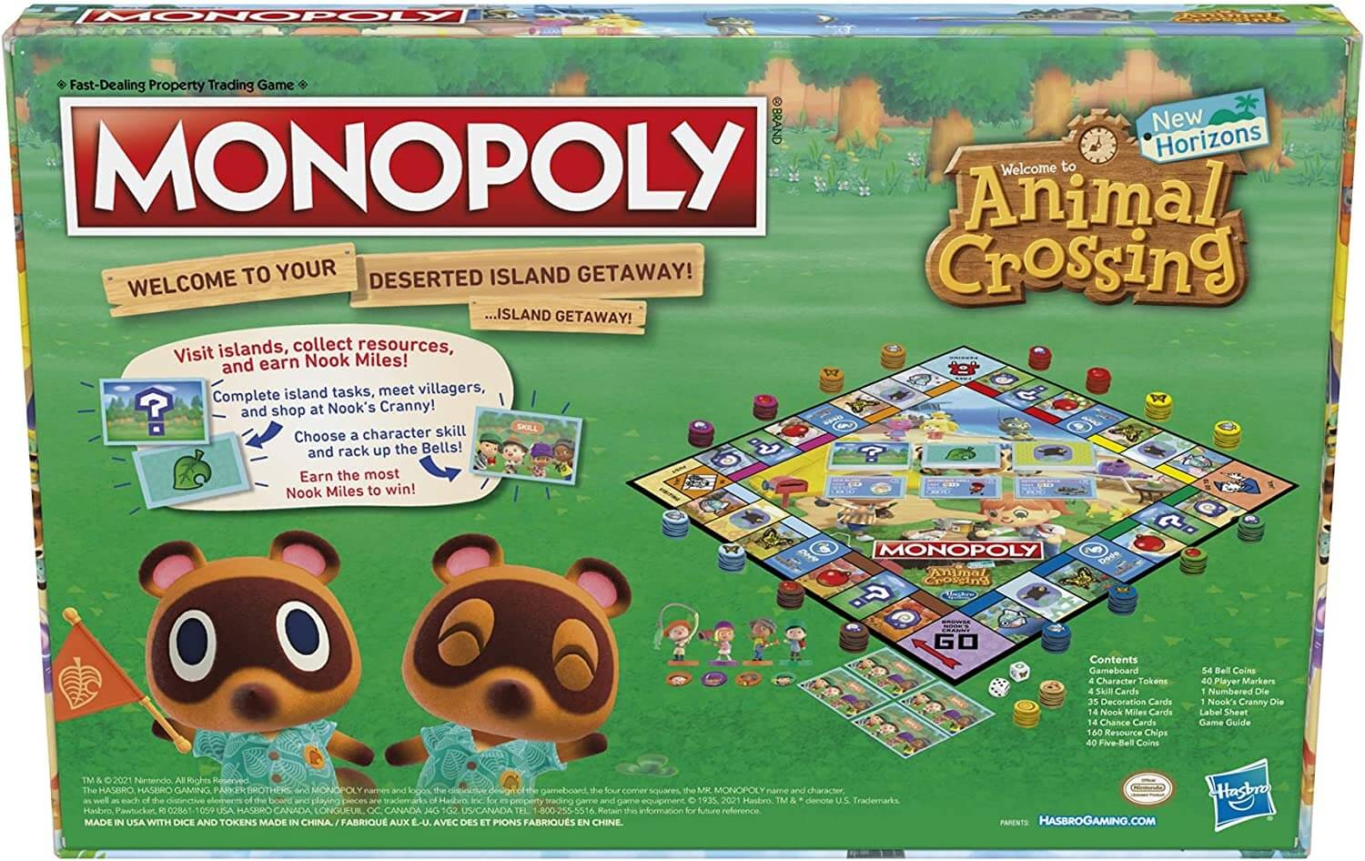 Настольная игра Hasbro Gaming Monopoly: Animal Crossing New Horizons  Edition – заказать по доступной цене из-за рубежа в «CDEK.Shopping»