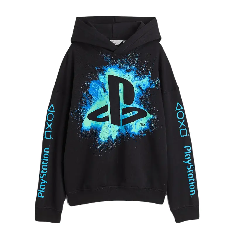 

Толстовка H&M Print PlayStation, черный