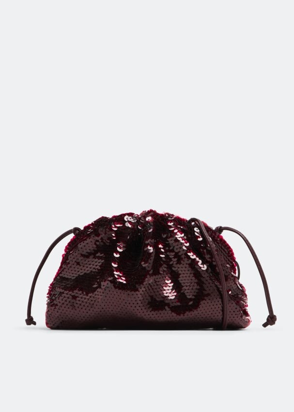 

Клатч BOTTEGA VENETA Mini Pouch clutch, бордовый
