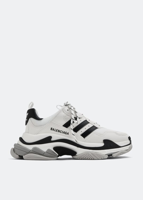 

Кроссовки BALENCIAGA x adidas Triple S sneakers, белый