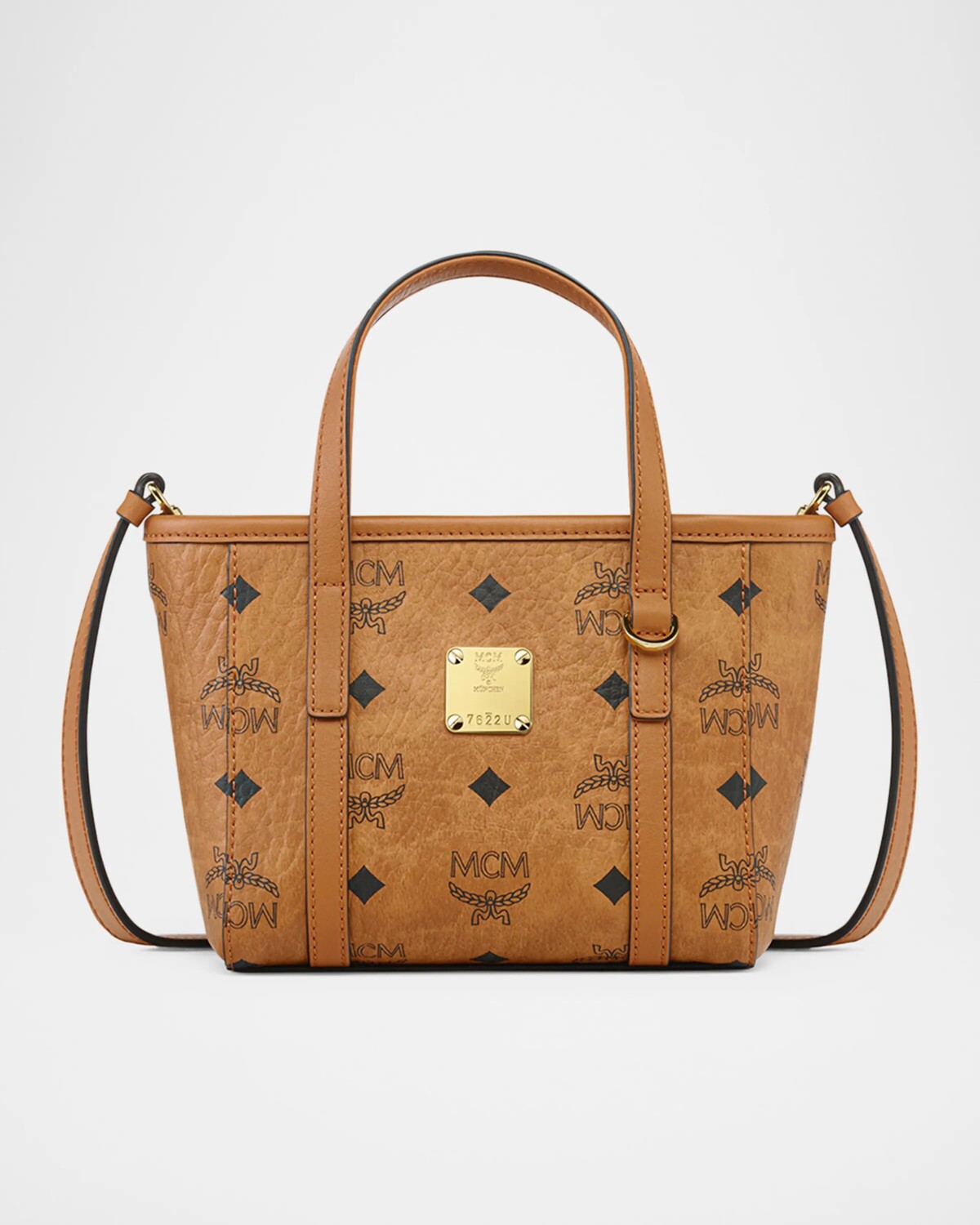 

Кожаная сумка-шоппер Toni Viseto's Mcm, цвет Cognac
