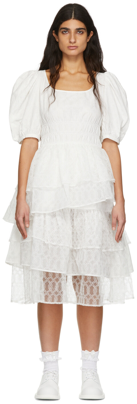

Платье миди Off-White Eldoris Shrimps
