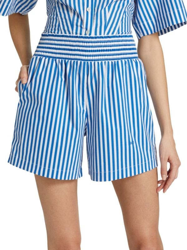 

Шорты - Боксеры Frame с высокой талией, striped blue