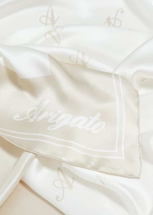 AXEL ARIGATO Signature silk scarf