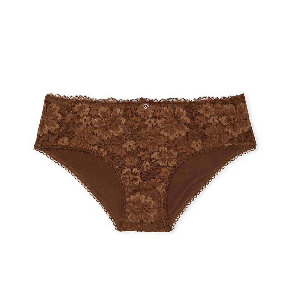 

Трусы Victoria's Secret Body By Victoria Lace-Front Hiphugger, коричневый