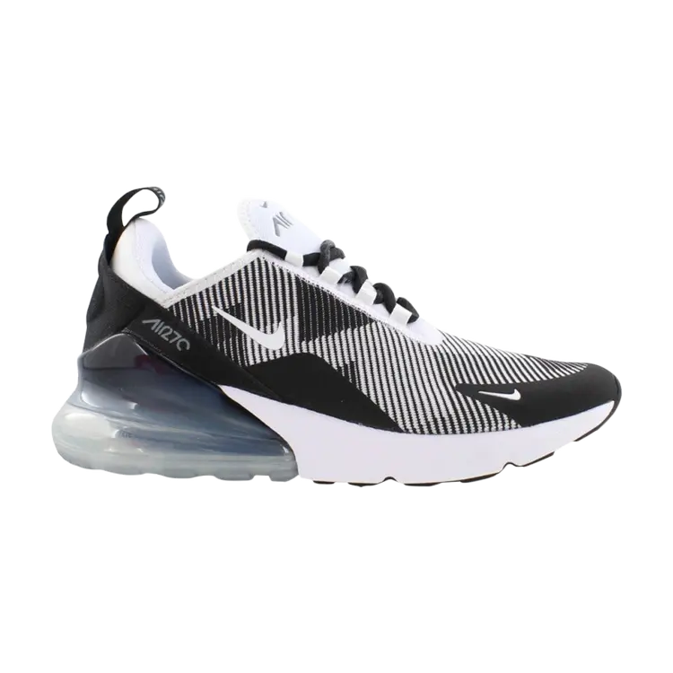 

Кроссовки Nike Air Max 270 KJCRD GS 'Black White Grey', черный