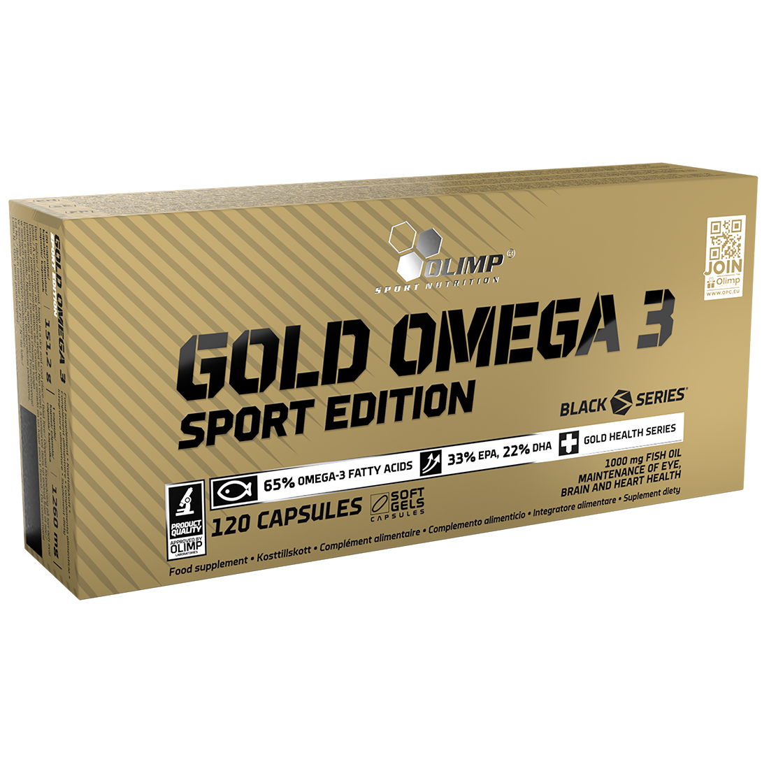 Olimp Gold Omega 3 Sport Edition биологически активная добавка, 120 кап./1 уп.