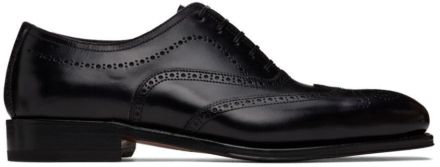 

Черные оксфорды Poveda Ferragamo, Черный