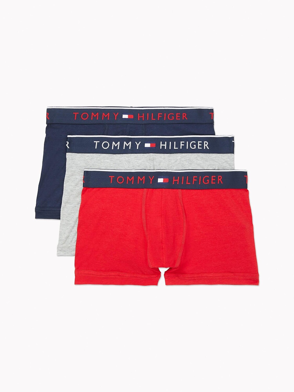 

Трусы Tommy Hilfiger Essential Luxe Stretch, красный/серый/синий