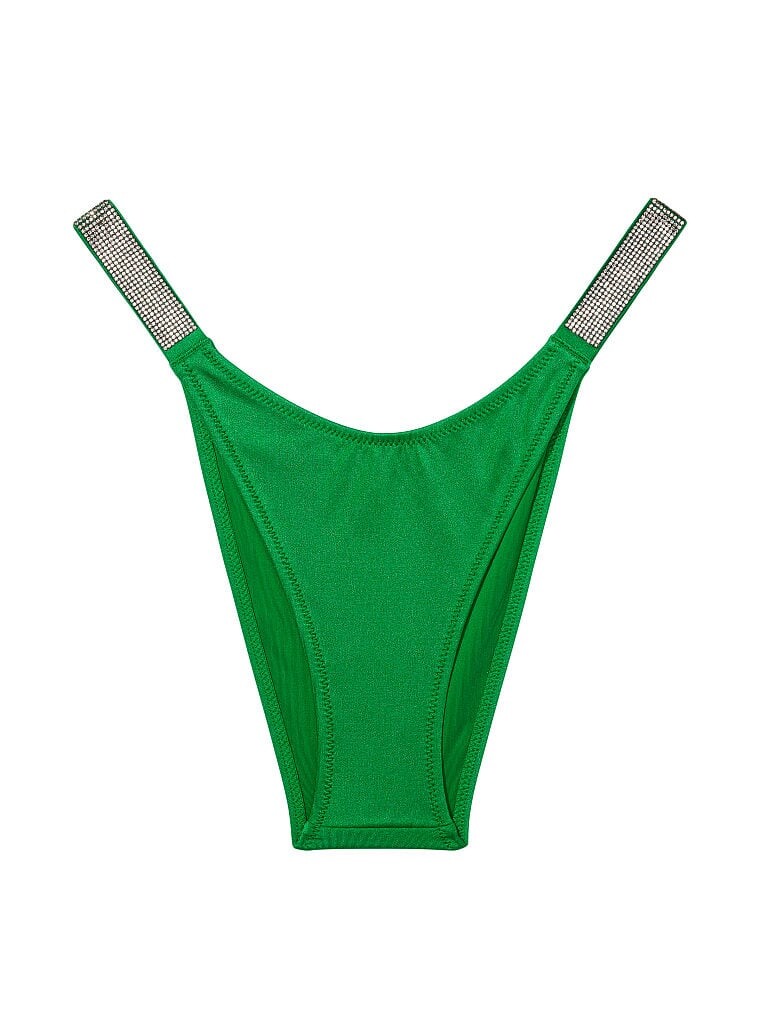

Плавки бикини Victoria's Secret Swim Shine Strap Brazilian, зелёный