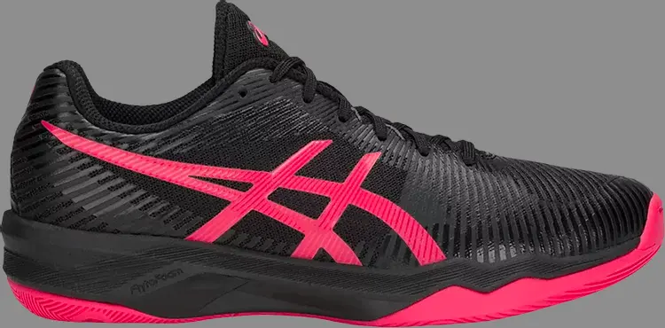 

Лимитированные кроссовки wmns volley elite ff 'black pixel pink' Asics, черный