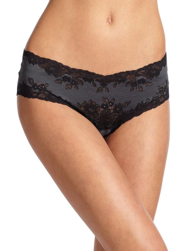 

Бесшовные кружевные шорты italia Cosabella Black grey