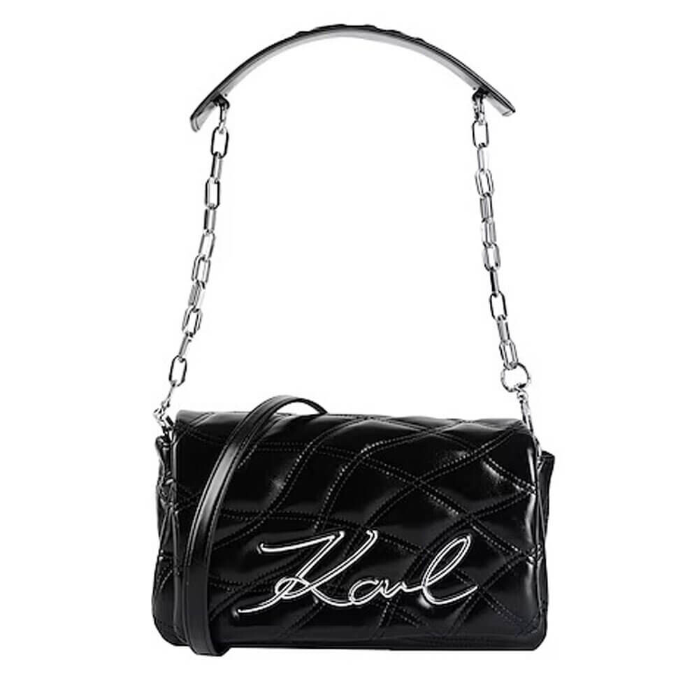 

Сумка через плечо Karl Lagerfeld K/Signature Soft Quilt BGTT, черный