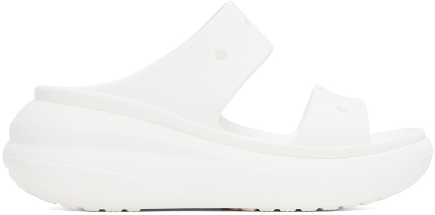 

Белые сандалии Crush Crocs
