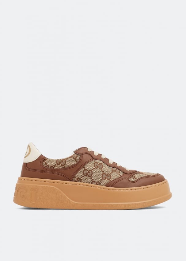 

Кроссовки GUCCI Chunky B sneakers, бежевый