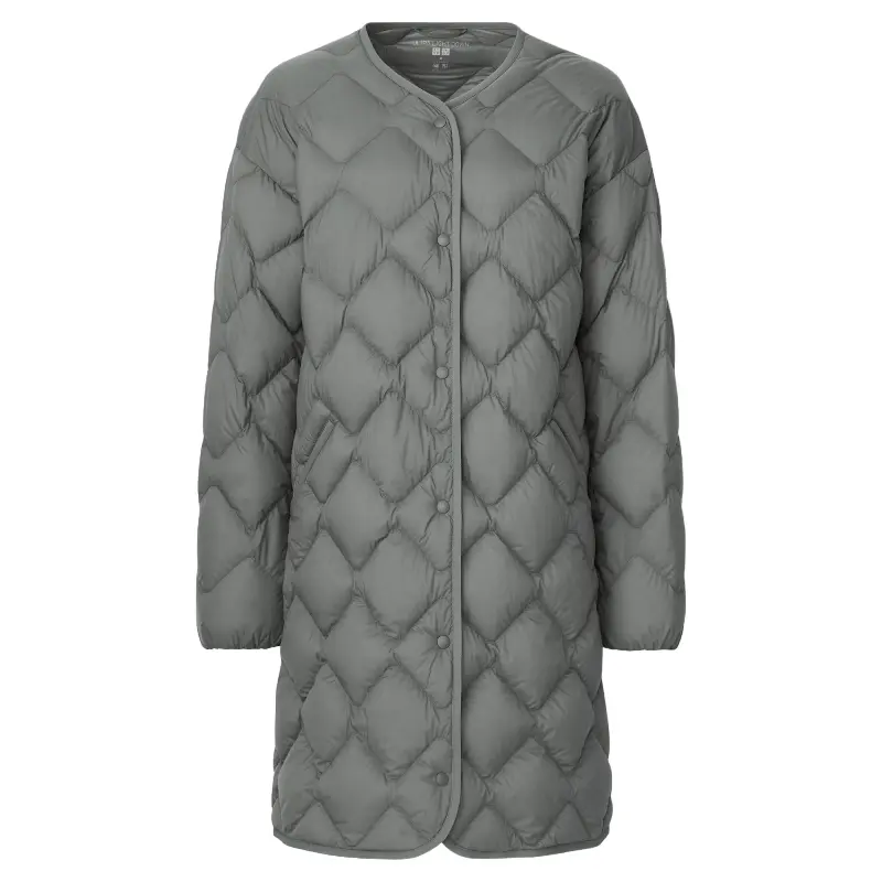 

Пальто Uniqlo Ultra light down relaxed, оливковый