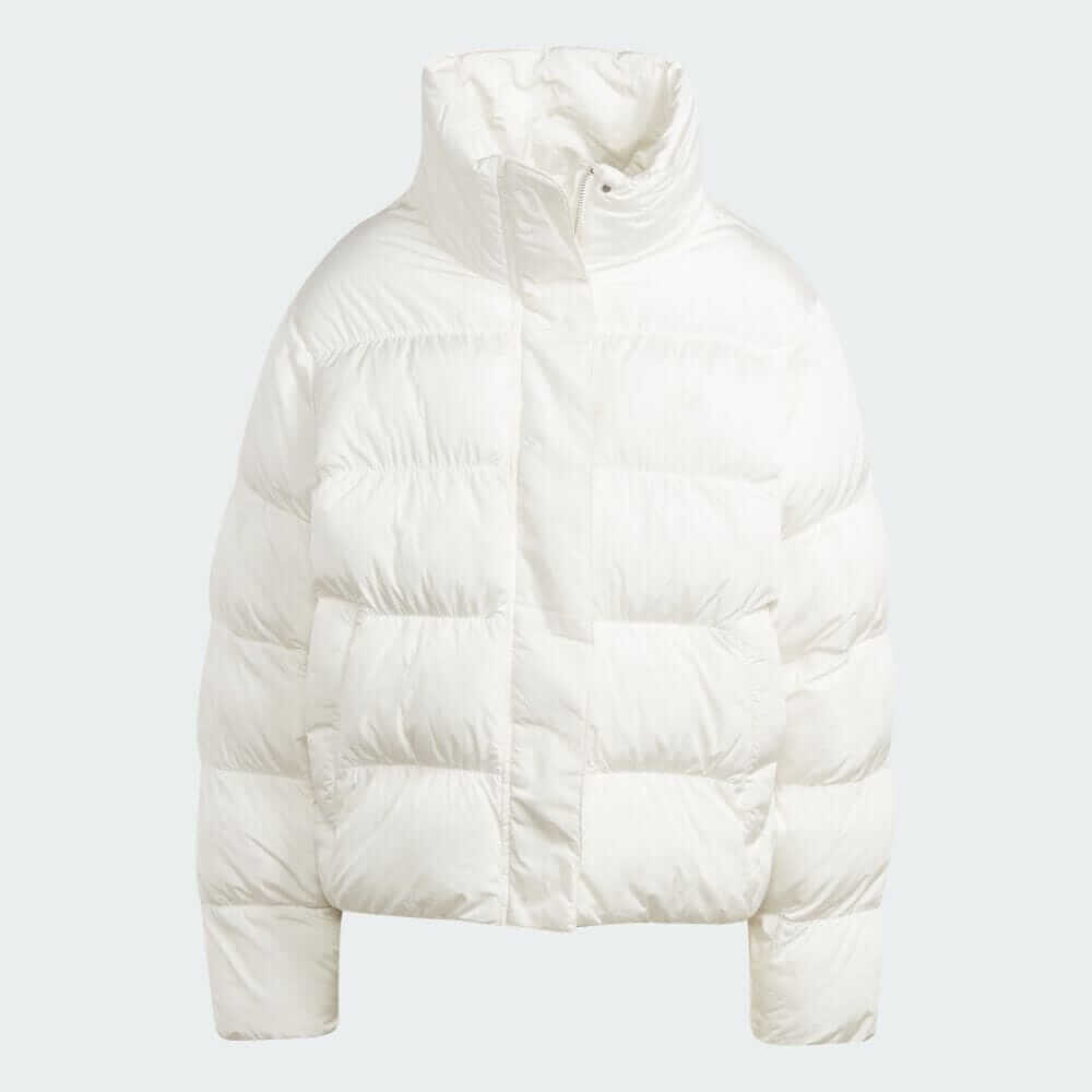 

Пуховик Adidas Originals Short Vegan, белый