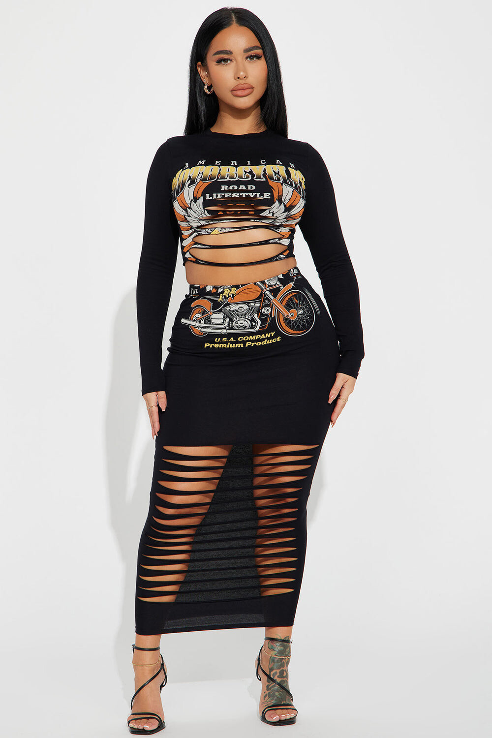 

Юбка Fashion Nova TS29886, черный