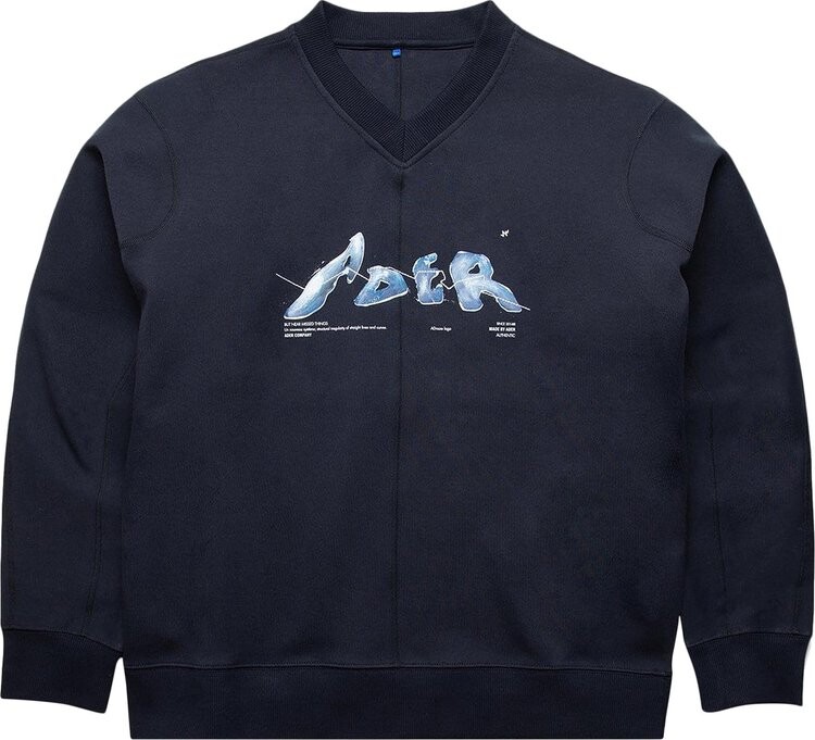 

Толстовка Ader Error Sweatshirt 'Navy', синий