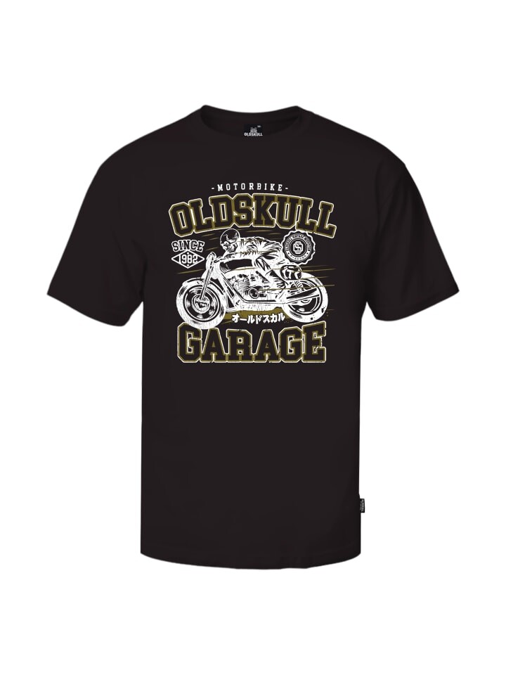 

Футболка OLDSKULL Rtrip Moto Skull Logo Graphic, черный