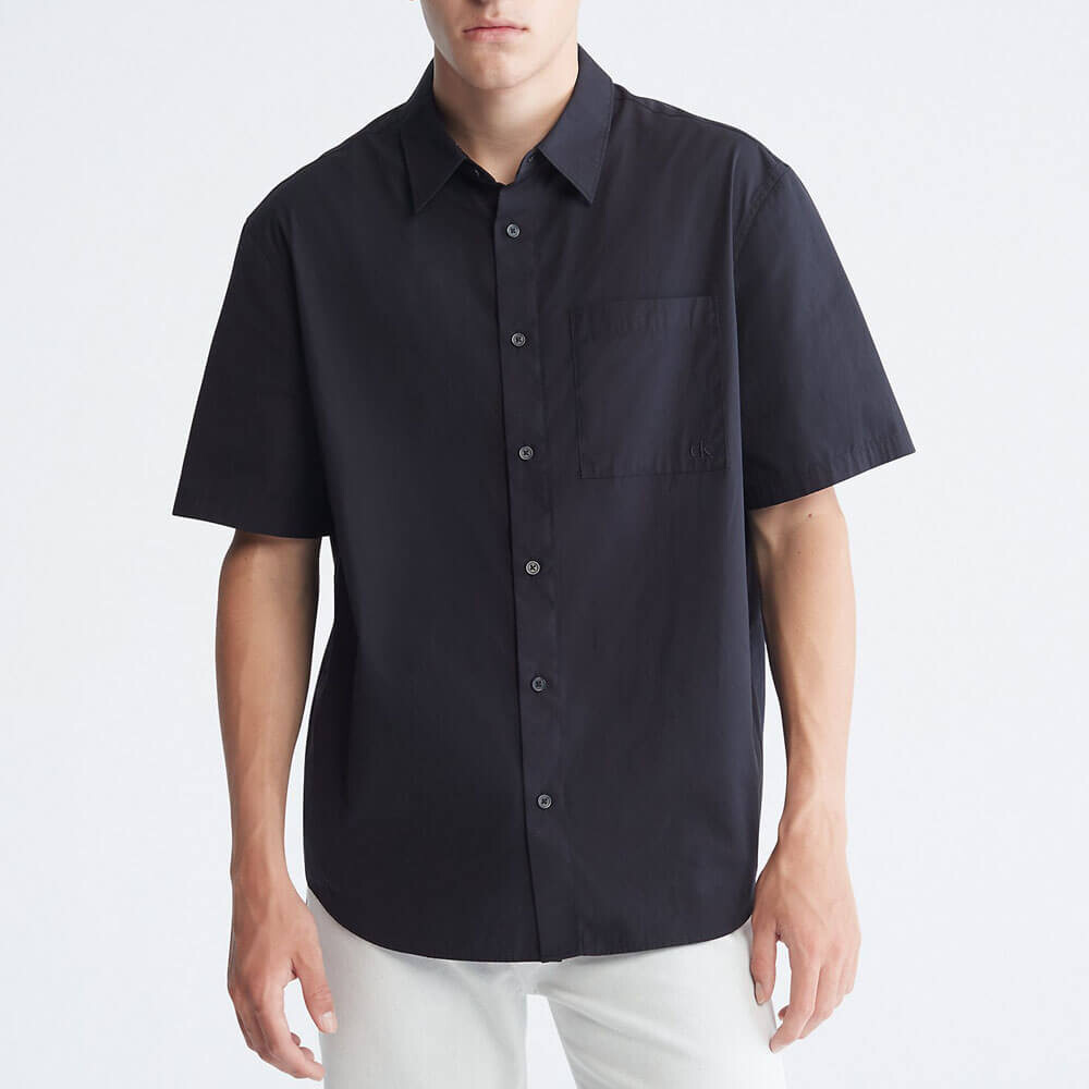 

Рубашка Calvin Klein Solid Pocket Short Sleeve Easy, черный