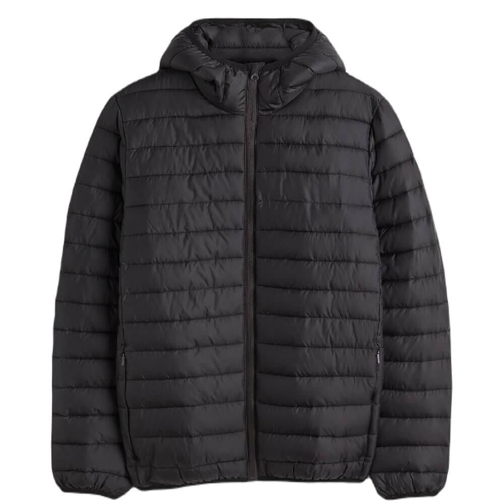 

Куртка H&M Lightweight Puffer, черный