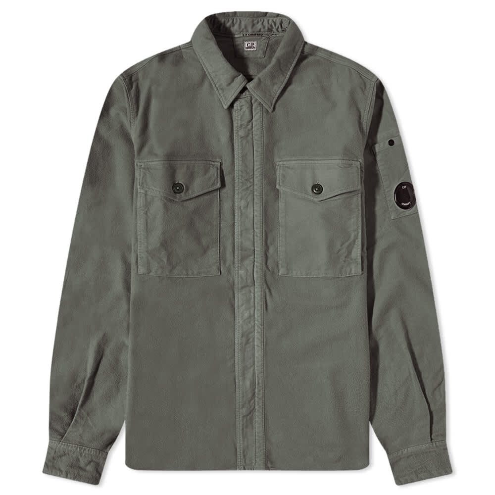 

Рубашка CP Company Moleskin Zip Overshirt