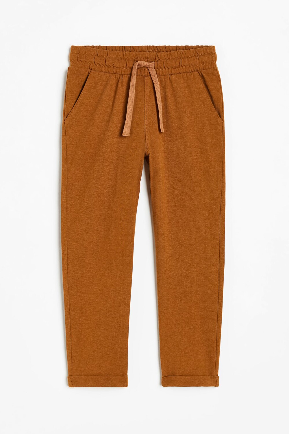 

Брюки джоггеры H&M Kids Cotton Jersey, коричневый
