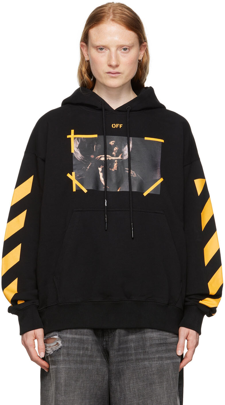 

Черный худи Караваджо Off-White