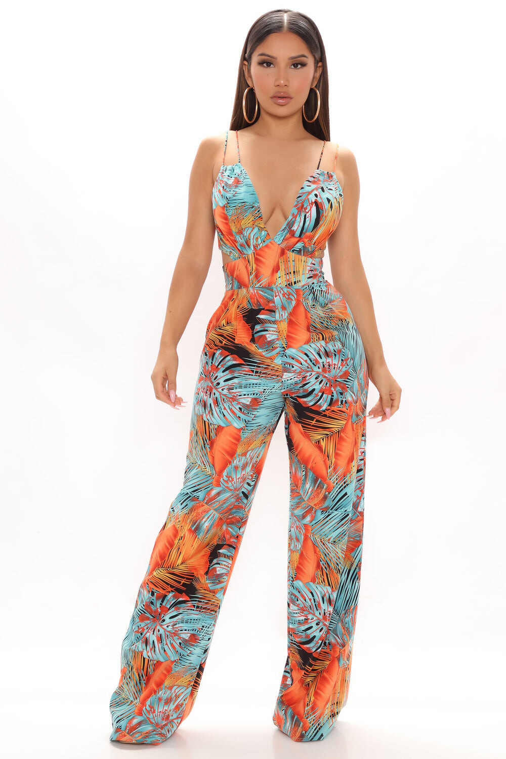 

Комбинезон Fashion Nova DM2034, бирюзовый