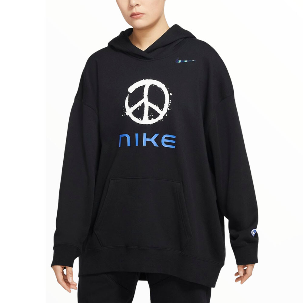 

Толстовка Nike Symbol Of Peace Oversize Fleece, черный