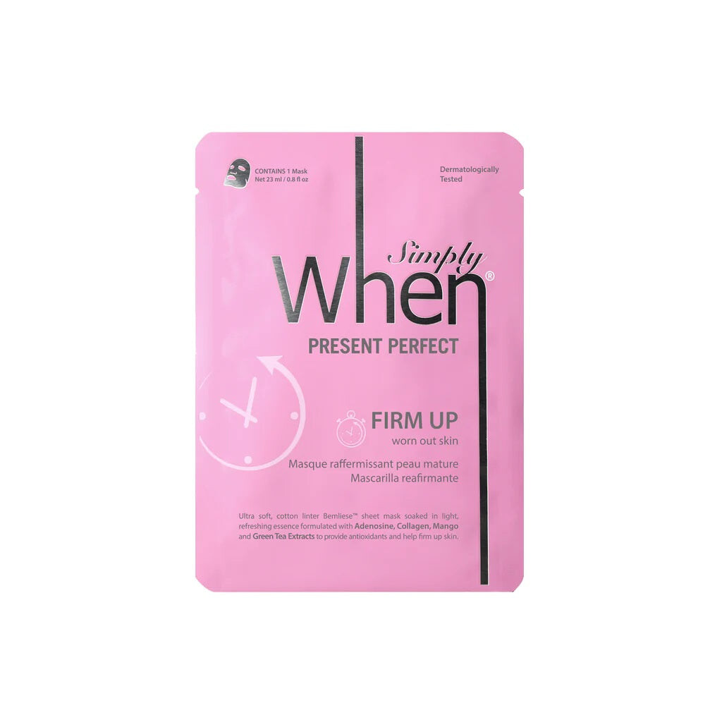 

Simply When Present Perfect Firm Up Sheet Mask укрепляющая маска для лица 23мл