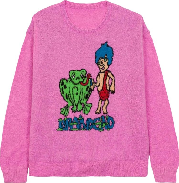 

Свитер Brain Dead Buddies Sweater 'Fuschia', розовый