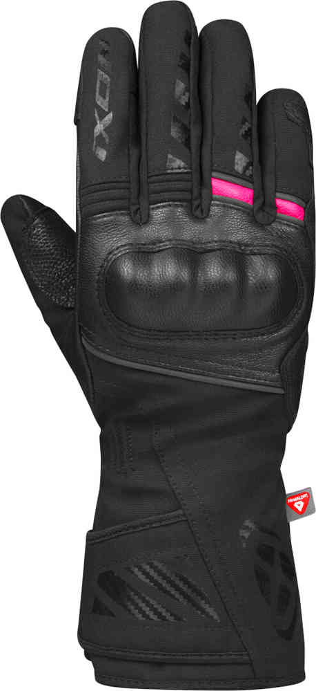цена Pro Rescue 3 Водонепроницаемые женские зимние мотоциклетные перчатки Ixon, черный/розовый