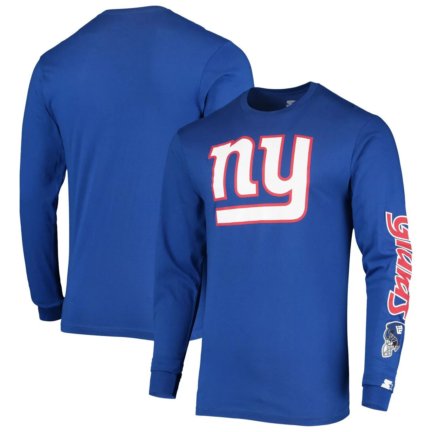 

Мужская футболка с длинным рукавом Royal New York Giants Halftime Starter