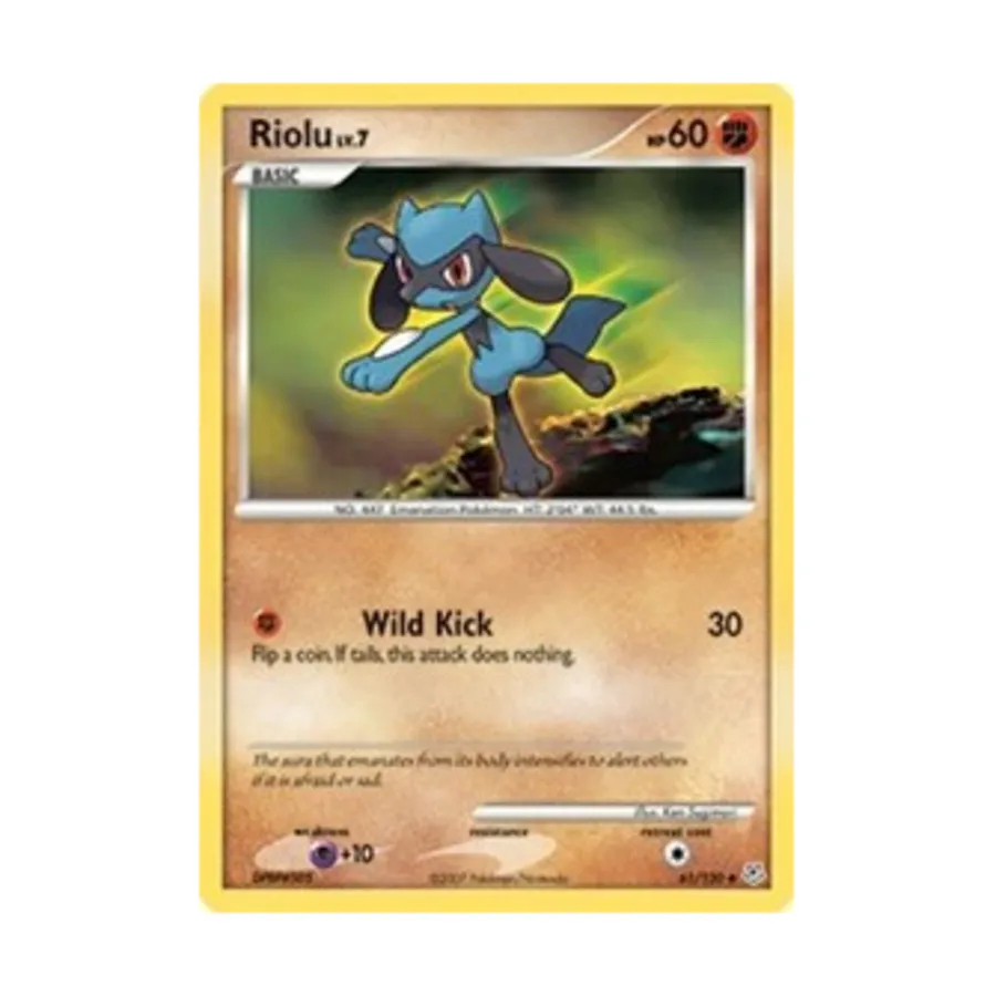 

CCG Риолу (Ю) #61, Pokemon - Diamond & Pearl - Singles