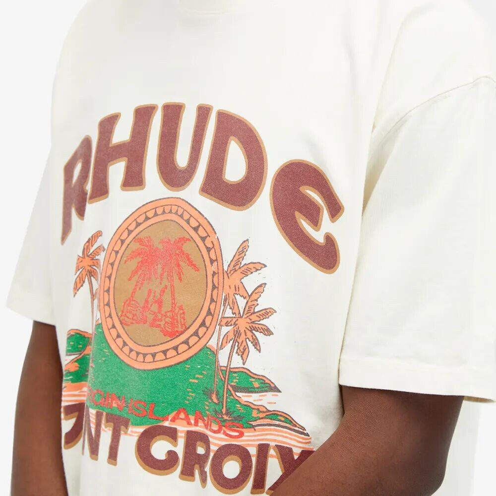 

Rhude Футболка Saint Croix, белый