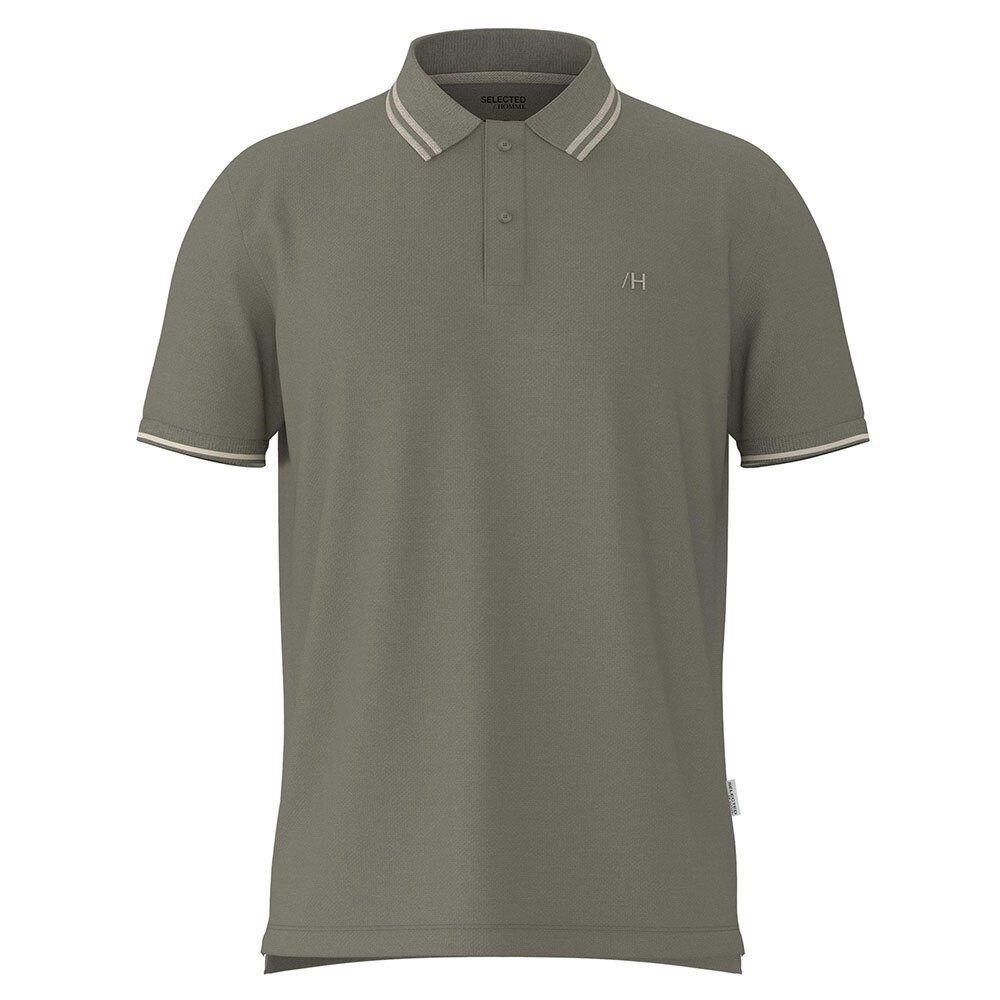 

Поло с коротким рукавом Selected Dante Sport, зеленый
