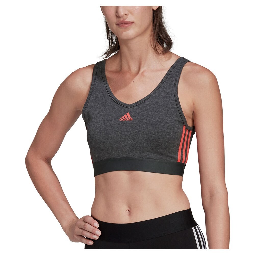 

Топ adidas 3 Stripes, серый