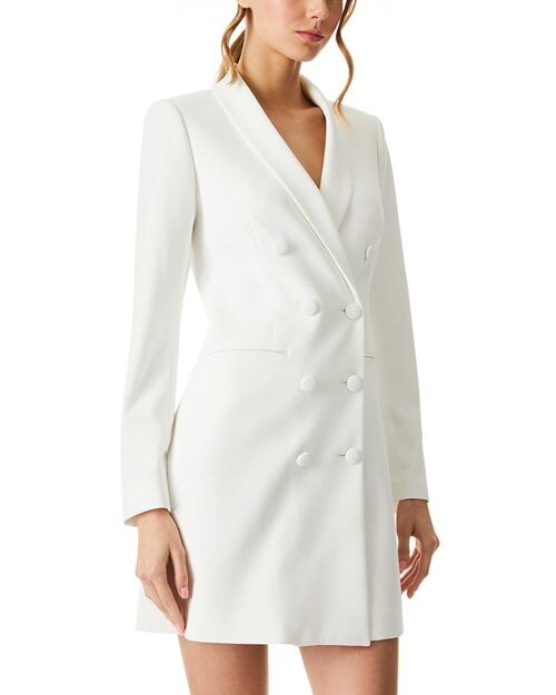 

Платье-смокинг Kyrie Alice and Olivia, цвет White