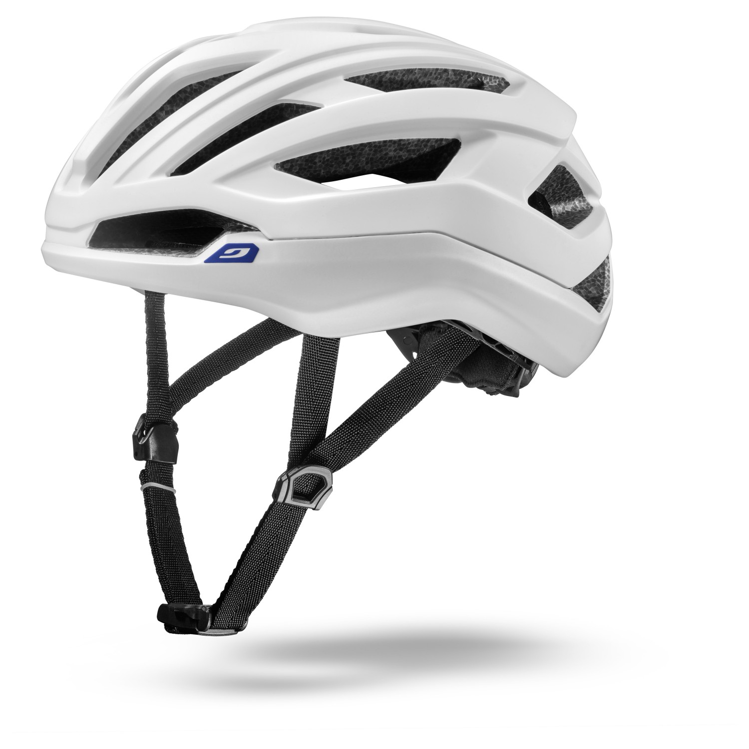 тактический шлем abs fast с защитой для глаз черный Велосипедный шлем Julbo Fast Lane, цвет White Matt/Pearlwhite Polished