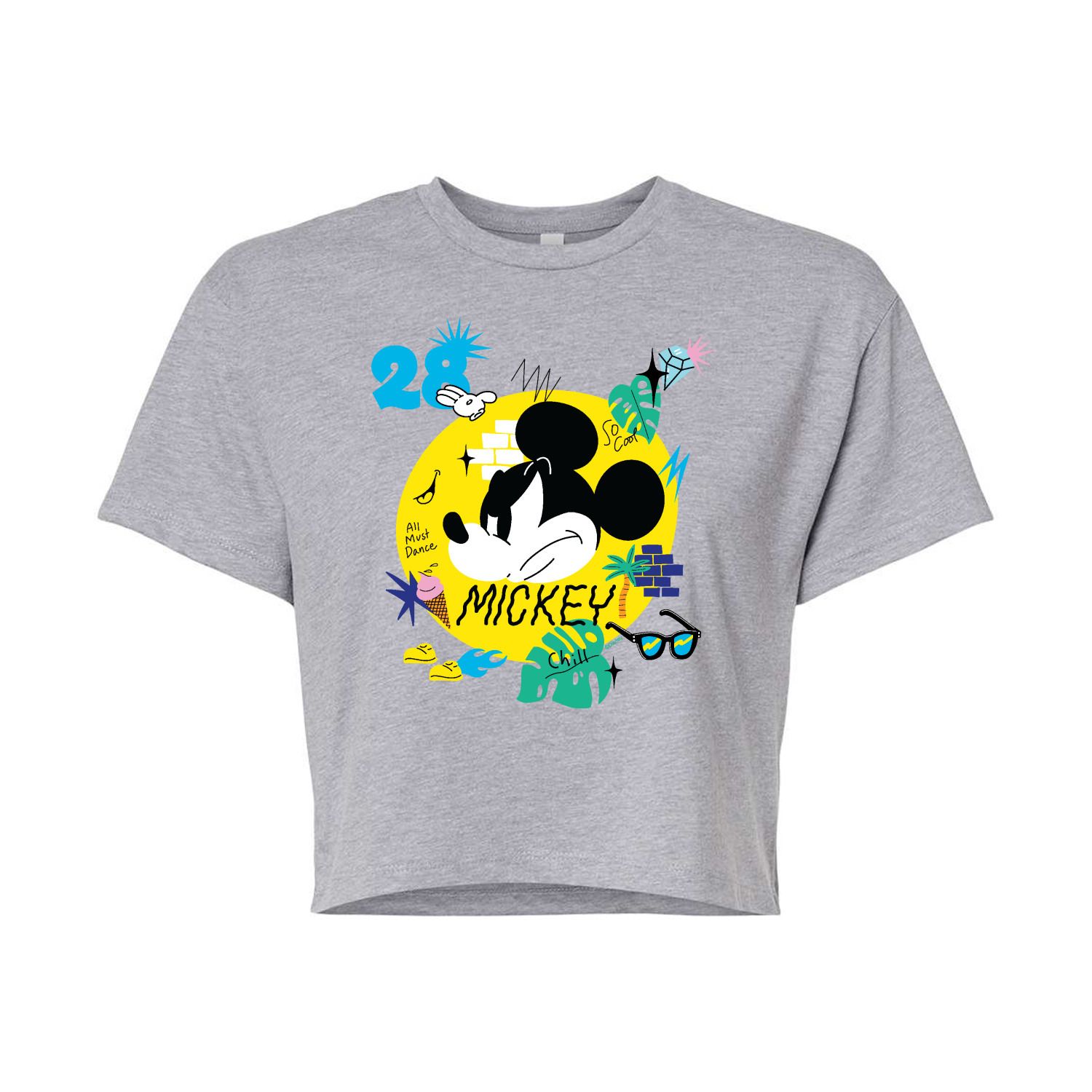 Укороченная футболка с рисунком Микки Мауса для детей Disney's Mickey So Cool Licensed Character