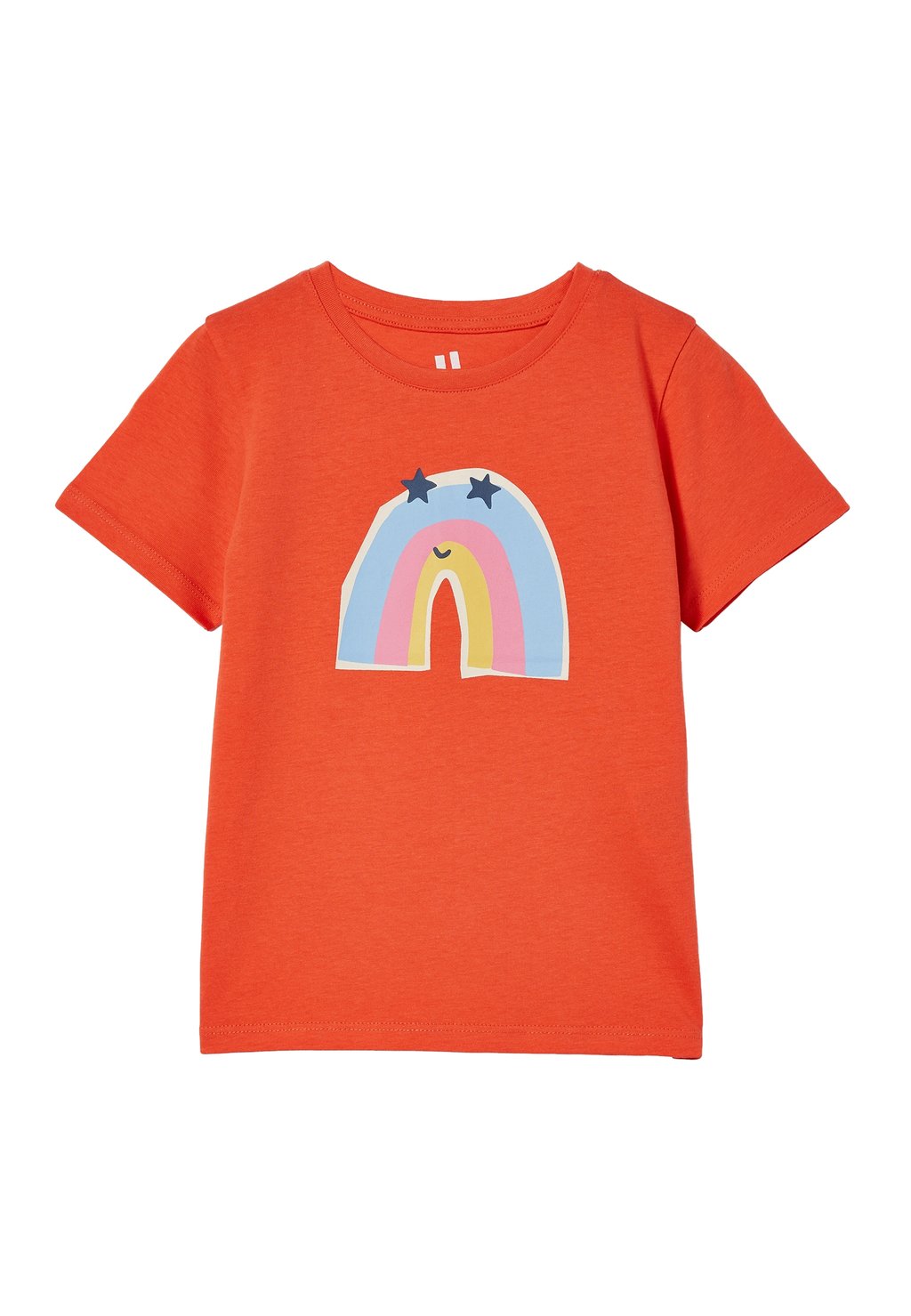цена футболка с принтом Penelope Short Sleeve Cotton On, цвет red orange rainbow icon