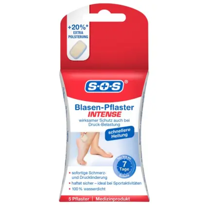 SOS Blister Plaster Intense Heel Plaster Sport Водостойкий 3pcs gel blister corns plaster adhesive hydrocolloid gel blister plaster anti wearing heel sticker pedicure patch foot care