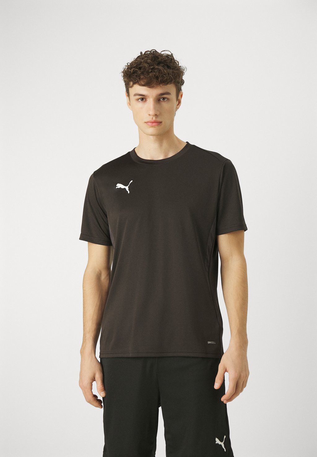 Спортивная футболка Teamgoal Puma, цвет puma black/puma white/flat dark gray